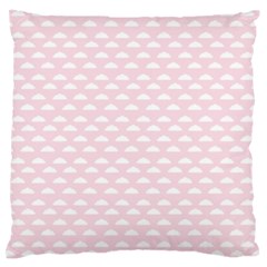 Little Clouds Pattern Pink Standard Flano Cushion Case (two Sides) by ConteMonfrey