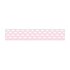 Little Clouds Pattern Pink Flano Scarf (mini) by ConteMonfrey