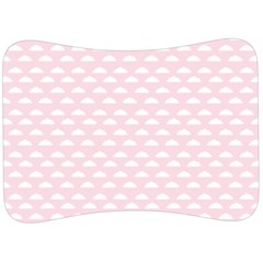 Little Clouds Pattern Pink Velour Seat Head Rest Cushion by ConteMonfrey