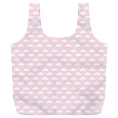 Little Clouds Pattern Pink Full Print Recycle Bag (xxxl) by ConteMonfrey