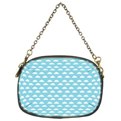 Little Clouds Blue  Chain Purse (two Sides) by ConteMonfrey