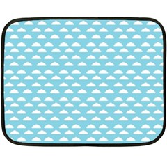 Little Clouds Blue  Fleece Blanket (mini) by ConteMonfrey