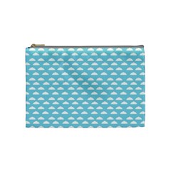 Little Clouds Blue  Cosmetic Bag (medium)