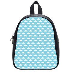 Little Clouds Blue  School Bag (small) by ConteMonfrey