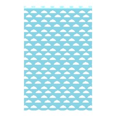 Little Clouds Blue  Shower Curtain 48  X 72  (small)  by ConteMonfrey