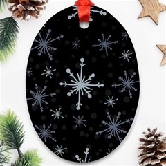 The Most Beautiful Stars Oval Ornament (two Sides) by ConteMonfrey