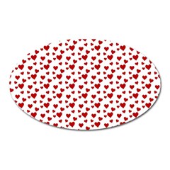 Billions Of Hearts Oval Magnet by ConteMonfrey