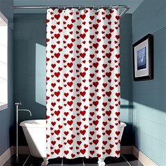 Billions Of Hearts Shower Curtain 36  X 72  (stall)  by ConteMonfrey