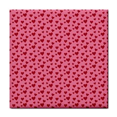 Cute Little Hearts Tile Coaster