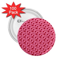 Cute Little Hearts 2.25  Buttons (100 pack) 