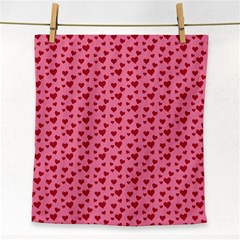 Cute Little Hearts Face Towel