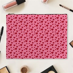 Cute Little Hearts Cosmetic Bag (XL)