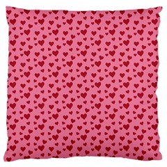 Cute Little Hearts Large Cushion Case (one Side) by ConteMonfrey