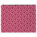 Cute Little Hearts Cosmetic Bag (XXXL) Front