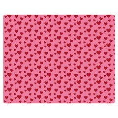 Cute Little Hearts Double Sided Flano Blanket (Medium) 