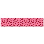 Cute Little Hearts Small Flano Scarf Front