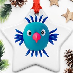 Fantasy 3d Bird Illustration 2 Ornament (star)