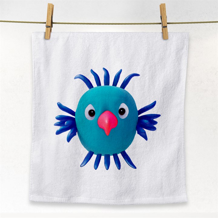 Fantasy 3d Bird Illustration 2 Face Towel