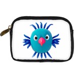 Fantasy 3d Bird Illustration 2 Digital Camera Leather Case Front