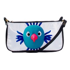 Fantasy 3d Bird Illustration 2 Shoulder Clutch Bag by dflcprintsclothing