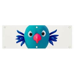 Fantasy 3d Bird Illustration 2 Banner And Sign 6  X 2  by dflcprintsclothing