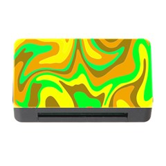 Groovy Wavy Pattern Colorful Pattern Memory Card Reader With Cf by Wegoenart