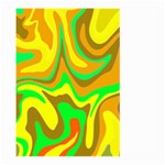 Groovy Wavy Pattern Colorful Pattern Large Garden Flag (Two Sides) Front