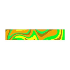 Groovy Wavy Pattern Colorful Pattern Flano Scarf (mini) by Wegoenart