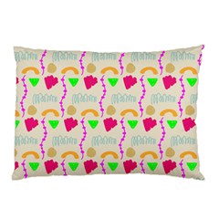 Geometric Shape Pattern Shapes Pillow Case by Wegoenart