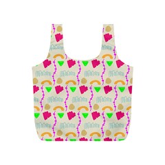 Geometric Shape Pattern Shapes Full Print Recycle Bag (s) by Wegoenart