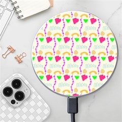 Geometric Shape Pattern Shapes Wireless Charger by Wegoenart