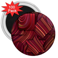 Shapes Shape Spiral Pattern Swirls Swril 3  Magnets (100 Pack) by Wegoenart