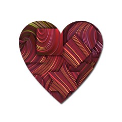 Shapes Shape Spiral Pattern Swirls Swril Heart Magnet by Wegoenart