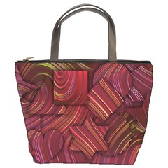 Shapes Shape Spiral Pattern Swirls Swril Bucket Bag by Wegoenart