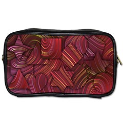 Shapes Shape Spiral Pattern Swirls Swril Toiletries Bag (one Side) by Wegoenart