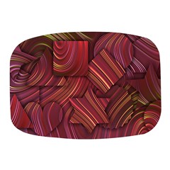 Shapes Shape Spiral Pattern Swirls Swril Mini Square Pill Box by Wegoenart