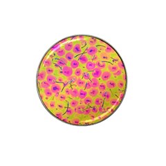 Cherries Fruit Food Neon Texture Fluorescent Hat Clip Ball Marker (4 Pack) by Wegoenart