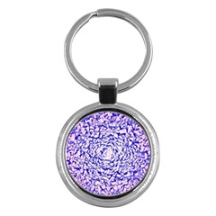 Cubes Cube Abstract Geometric Art Key Chain (round) by Wegoenart