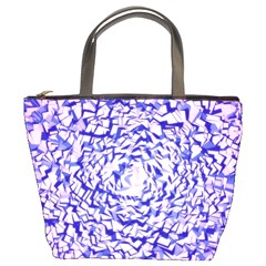 Cubes Cube Abstract Geometric Art Bucket Bag by Wegoenart