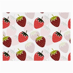 Strawberry Fruit Pattern Background Large Glasses Cloth (2 Sides) by Wegoenart