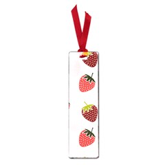 Strawberry Fruit Pattern Background Small Book Marks by Wegoenart