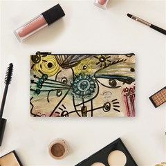 Thoughts Thinkingknowledge Drawing Cosmetic Bag (small) by Wegoenart