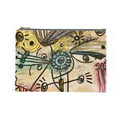 Thoughts Thinkingknowledge Drawing Cosmetic Bag (large)