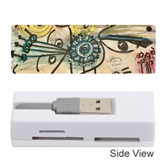 Thoughts Thinkingknowledge Drawing Memory Card Reader (stick) by Wegoenart