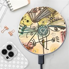 Thoughts Thinkingknowledge Drawing Wireless Charger by Wegoenart