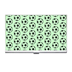 Pattern Ball Soccer Background Business Card Holder