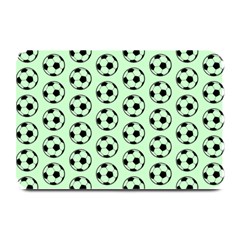 Pattern Ball Soccer Background Plate Mats by Wegoenart