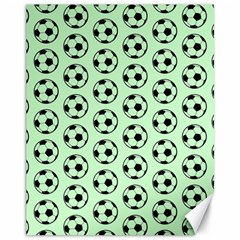 Pattern Ball Soccer Background Canvas 11  X 14  by Wegoenart