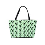 Pattern Ball Soccer Background Classic Shoulder Handbag Back