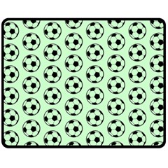 Pattern Ball Soccer Background Fleece Blanket (medium)  by Wegoenart